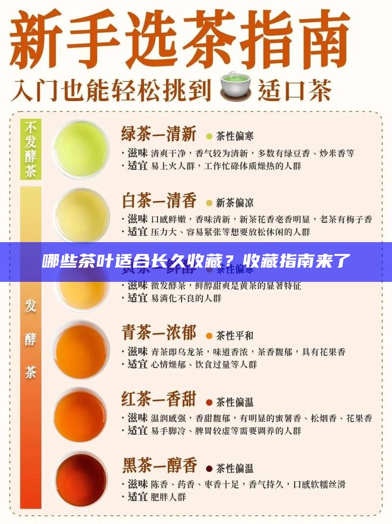哪些茶叶适合长久收藏？收藏指南来了